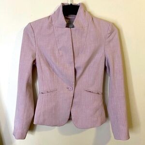 H&M Light Pink Lavender Women's Formal Blazer with side pockets